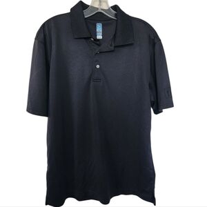 PGA Tour Black Polo Shirt Classic Style